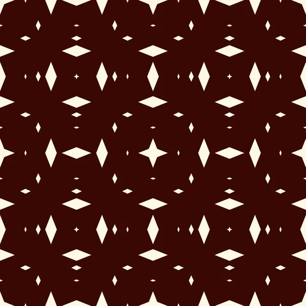 Seamless pattern with kaleidoscope ornament. Mini diamonds motif. Rhombus background. Minimalist geometric wallpaper — ストックベクタ