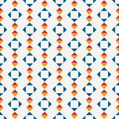 Garland arka planı asılı. Kristal kolye motifi. Pastiller ve elmas ile etnik ve kabile dikişsiz desen.