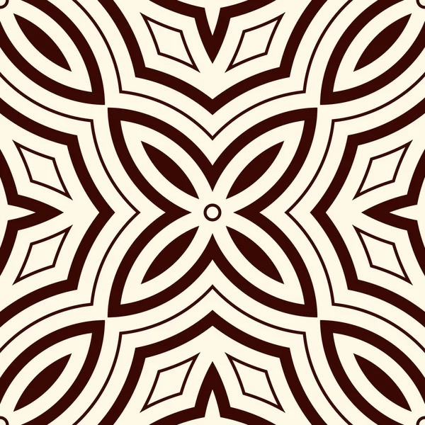 Décrivez le motif sans couture avec un motif floral. Fond abstrait ornemental. Tirage ethnique et tribal . — Image vectorielle