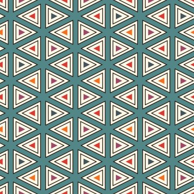 Çağdaş şebeke modeli. Üçgen motifi. Tekrarlanan geometrik şekiller, çizgi süslemeleri. Modern soyut arka plan. Kusursuz yüzey tasarımı. Basit bir duvar kağıdı. Dijital kağıt, tekstil baskısı.