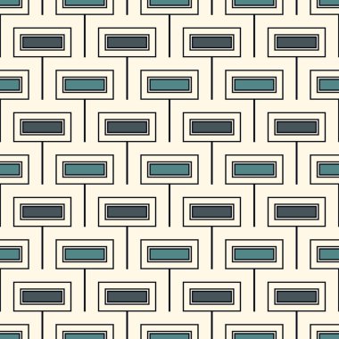 Çağdaş geometrik desen. Tekrarlanan çokgenler, dikdörtgenler m