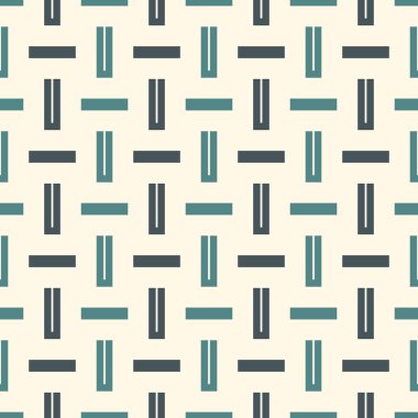 Çağdaş model. Tekrarlanan geometrik şekiller motifi. Çok basit.