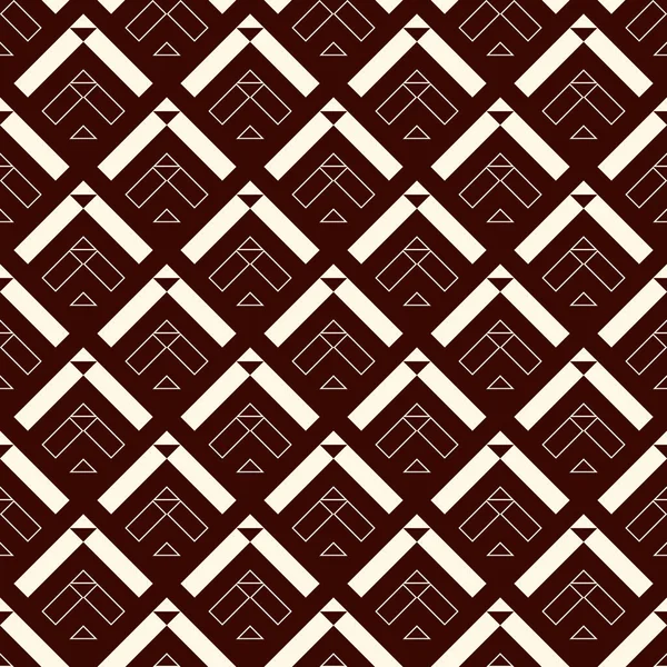 Oklar, pullar, pürüzsüz desen. Etnik, kabile baskısı. Squama, semboller. Tekrarlanan ok başı, üçgen şekiller