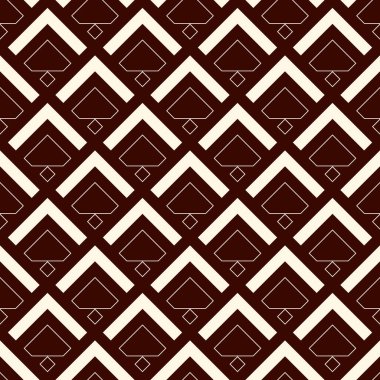 Oklar, pullar, pürüzsüz desen. Etnik, kabile baskısı. Squama, semboller. Tekrarlanan ok başı, üçgen şekiller