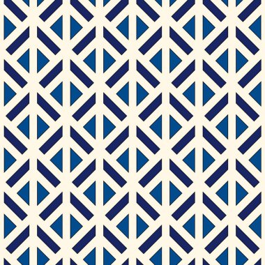 Linocut stili geometrik dikişsiz desen. Minimum coğrafi yüzey izi. Tekrarlanan üçgenler, geometrik şekiller motif arka plan. Klasik basit bir süs. Vektör soyut dijital kağıt