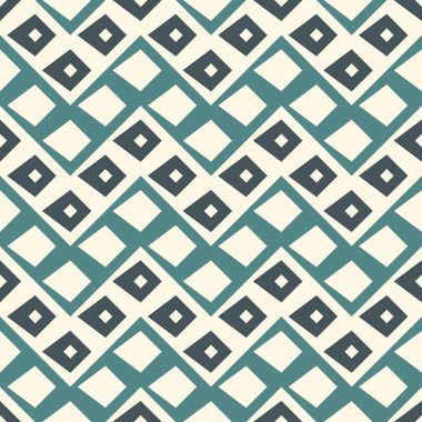 Terazili, pürüzsüz yüzey deseni. Etnik ve kabile motifleri. Tekrarlanan geometrik formlarla süslenmiş soyut bir arkaplan. Dijital kağıt, tekstil baskısı, sayfa doldurma. Vektör sanatı