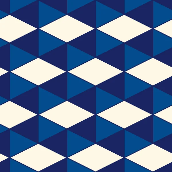Hedendaags Geometrisch Patroon Herhaalde Driehoeken Ornament Moderne Geo Abstracte Achtergrond — Stockvector