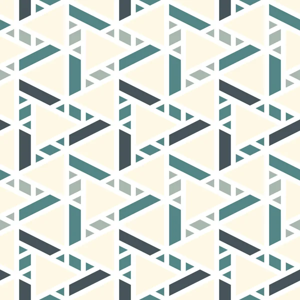 当代几何图案 重复的三角形主题 现代地理抽象背景 无缝面设计 装饰马赛克墙纸 数字纸 纺织品印刷 矢量说明 — 图库矢量图片