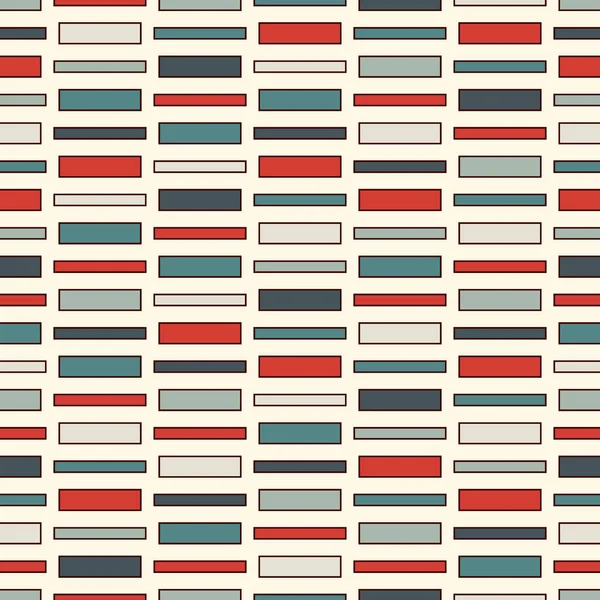 Retro Barvy Vodorovné Čáry Pozadí Minimalistická Tapeta Bezešvý Povrchový Vzor — Stockový vektor
