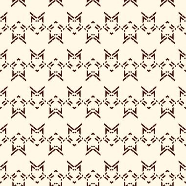 Okun fırlatıldığı kusursuz yüzey deseni. Tekrarlanan semboller duvar kâğıdı. Kabile ve etnik motif. Amerikan yerlileri soyut arkaplan süslemeleri. Boho şık dijital kağıt, tekstil baskısı. Vektör sanatı