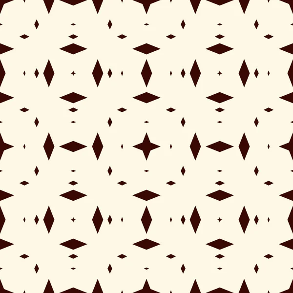 Seamless Pattern Kaleidoscope Ornament Mini Diamonds Motif Repeated Rhombuses Abstract — ストックベクタ