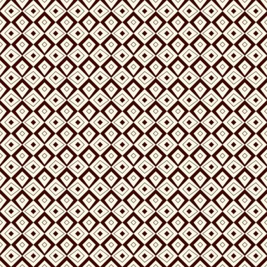 Geometrik şekilli hatsız desen. Etnik duvar kağıdı. Tekrarlanan eşkenar dörtgenler, süslemeli soyut arka plan. Poligon motifi. Dijital kağıt, tekstil baskısı, sayfa doldurma. Vektör sanatı