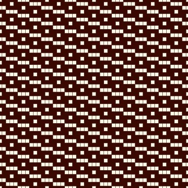 Piksel sanat kusursuz desen. Tekrarlanan çapraz çizgiler. Mozaik soyut arkaplanı kareler. Çağdaş geometrik yaratıcı süs. Basit modern dijital kağıt, tekstil baskısı. Vektör illüstrasyonu