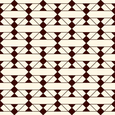 Geometrik şekilli, etnikli, pürüzsüz bir şekil. Amerikan yerlileri soyut arkaplan süslemeleri. Kabile motifi. Boho şık dijital kağıt, tekstil baskısı, sayfa dolumu. Vektör sanatı