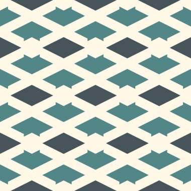 Geometrik dikişsiz desen. Asgari stil yüzey izi. Oklar, elmas motif süsü. Basit coğrafi şekiller arka plan. Etnik, kabile dekoratif duvar kağıdı. Vektör soyut dijital kağıt