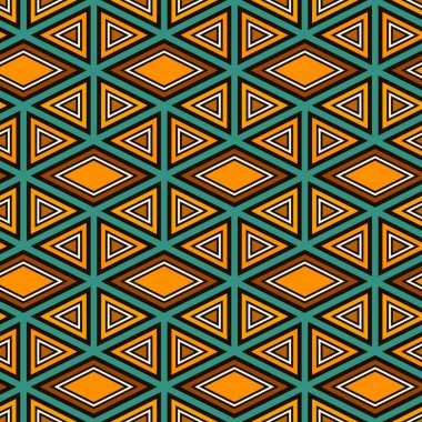 Etnik, kabilesel, pürüzsüz yüzey deseni. Amerikan yerlilerinin tarzı. Tekrarlanan elmas, üçgen süsü. Geometrik şekiller motifi. Boho şık dijital kağıt, tekstil baskısı. Modern jeo duvar kağıdı.
