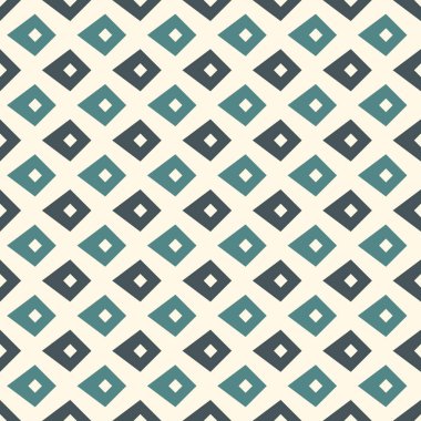 Terazili, pürüzsüz yüzey deseni. Etnik ve kabile motifleri. Tekrarlanan geometrik formlarla süslenmiş soyut bir arkaplan. Dijital kağıt, tekstil baskısı, sayfa doldurma. Vektör sanatı