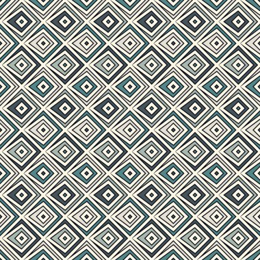 Terazili, pürüzsüz yüzey deseni. Etnik ve kabile motifleri. Tekrarlanan geometrik formlarla süslenmiş soyut bir arkaplan. Dijital kağıt, tekstil baskısı, sayfa doldurma. Vektör sanatı