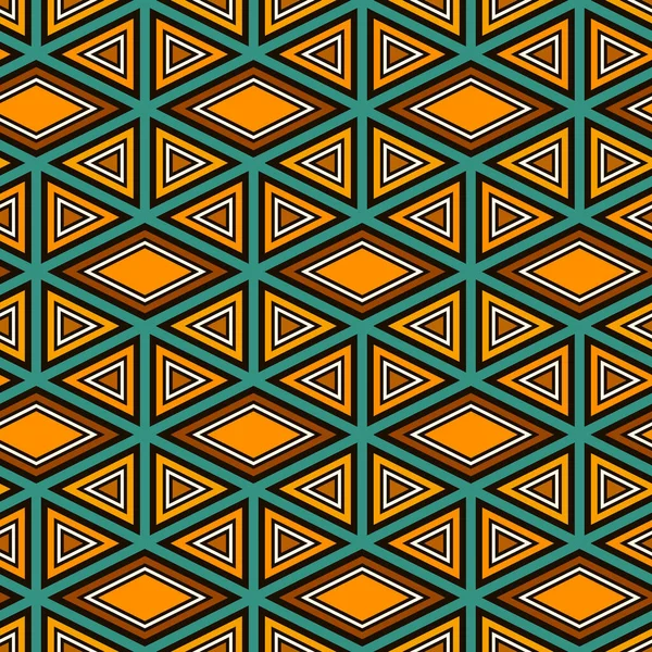 民族的 部族的なシームレスな表面パターン アメリカ先住民のスタイルの背景 繰り返しダイヤモンド 三角形の装飾 幾何学的図形のモチーフ Booシックなデジタルペーパー テキスタイルプリント 現代の地理壁紙 — ストックベクタ