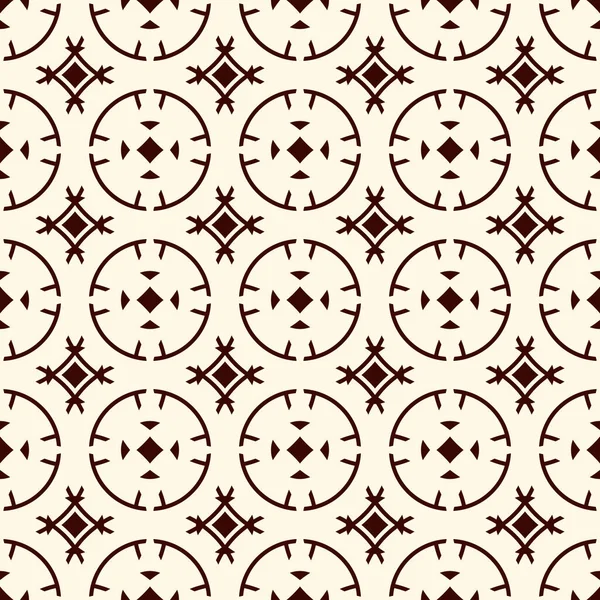 Ethnique Papier Peint Tribal Circuits Segmentés Répétés Motif Sans Couture — Image vectorielle