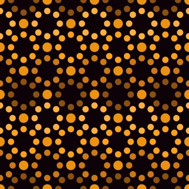 Mini dairesel kusursuz desen. Klasik geometrik yüzey izi. Tekrarlanan polka nokta motif süsü. Basit coğrafi noktalı süs arkaplanı. Modern tasarım dokusu. Vektör soyut duvar kağıdı