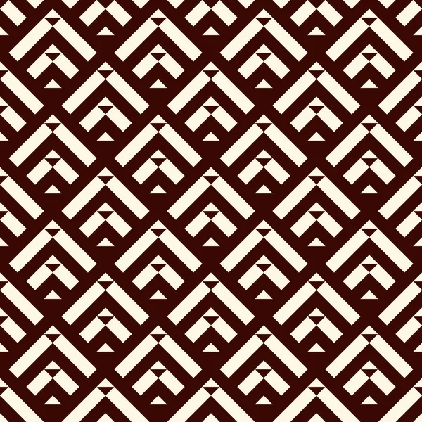 Pijlen Schalen Naadloos Patroon Etnie Stamafdruk Squama Chevrons Ornament Herhaalde — Stockvector