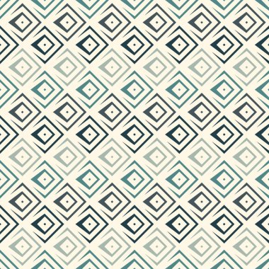 Pulsuz yüzey deseni. Etnik, kabile duvar kağıdı. Rhombuslar, elmas motifleri. Süslü, soyut bir arka plan. Tekrarlanan geometrik şekiller. Dijital kağıt, tekstil baskısı, sayfa doldurma. Vektör sanatı