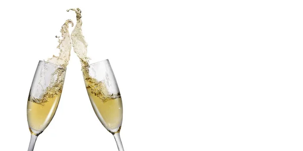 Toast champagne, Nieuwjaar — Stockfoto