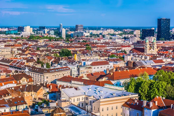 Zagreb town capital Croatia. — Stock Photo, Image