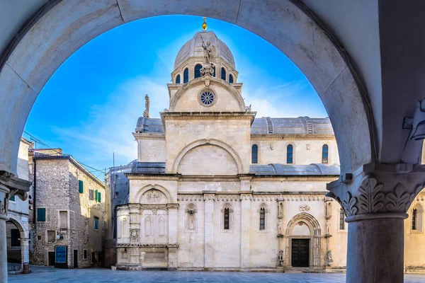 Catedral Sibenik marcos . — Fotografia de Stock