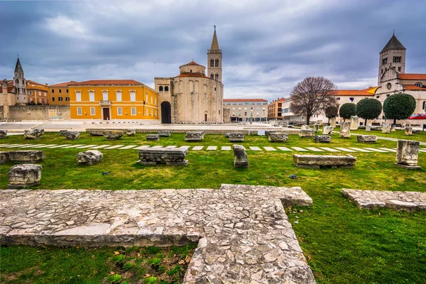 Rzymskiej architektury miasta Zadar. — Zdjęcie stockowe