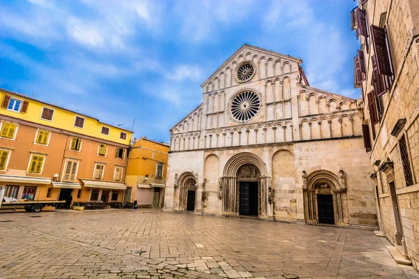 Piazza Duomo Città di Zara . — Foto Stock