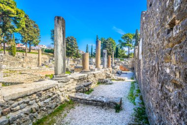 Salona Roma kalıntıları Hırvatistan.