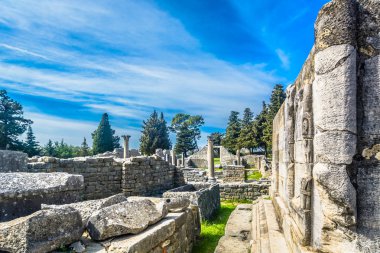 Eski antik Salona mezarlığı