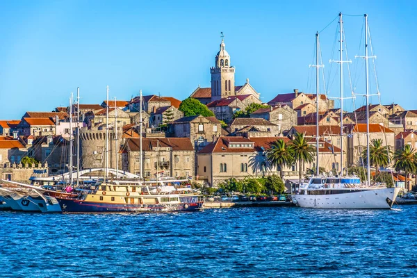 Μεσογειακή πόλη νησί Korcula, Κροατία. — Φωτογραφία Αρχείου