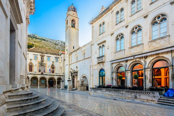 Vierkante Dubrovnik oude stad. — Stockfoto