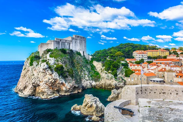 Cenário Adriático Dubrovnik . — Fotografia de Stock