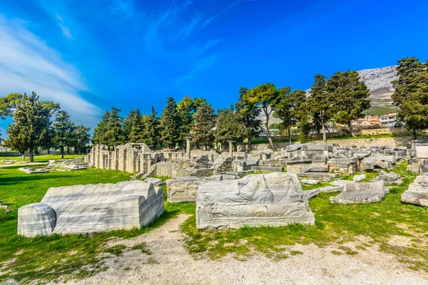 Salona römisches altes Wahrzeichen. — Stockfoto