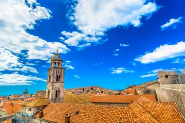 Dubrovnik cityscape Hırvatistan.