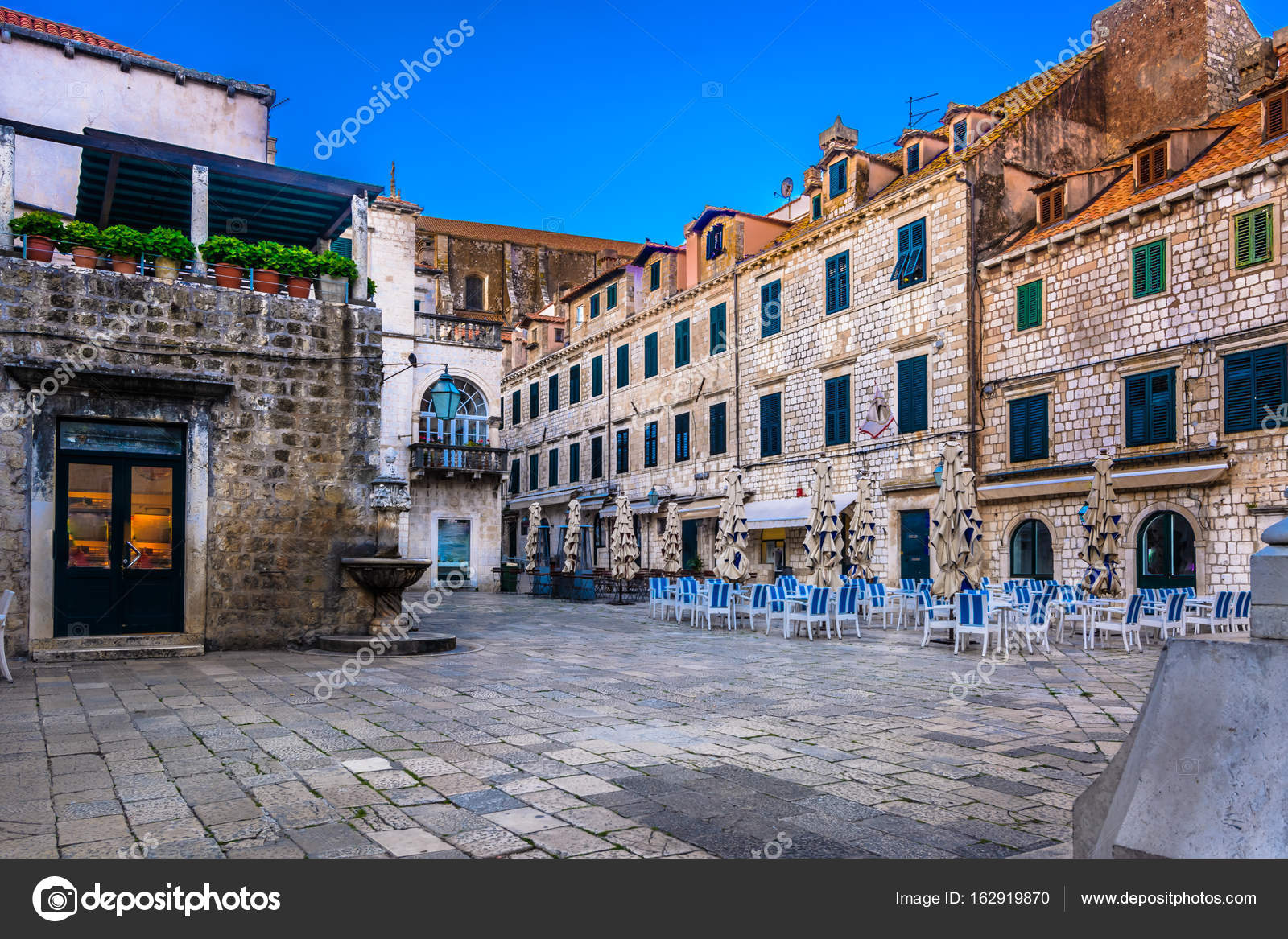 Cidade Velha De Split, Croácia Foto de Stock - Imagem de cidade