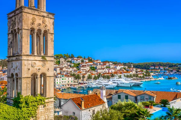 Hvar sahne deniz manzarası Mediterranean.