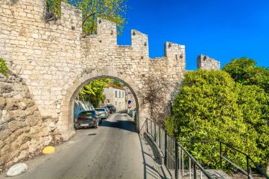 Hvar Ortaçağ kapısı mimarisi.