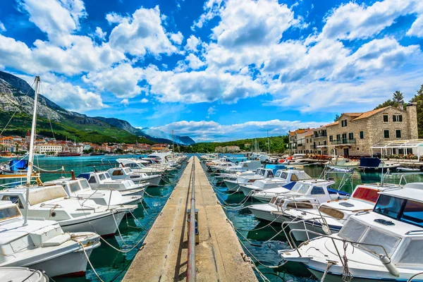 Makarska Dalmacia Naturaleza Verano Vista Panorámica Del Paisaje Makarska Croacia — Foto de Stock