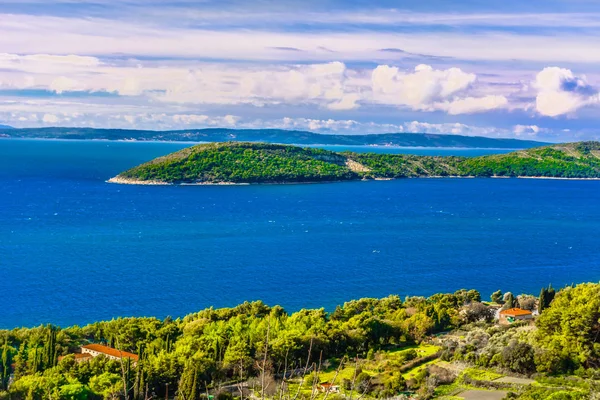 Dalmatia Ciovo Coastline Landscape Scenic View Marble Nature Dalmatia Region — Stock Photo, Image