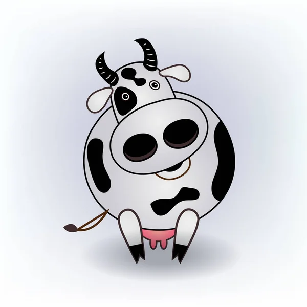 Вектор корови мультфільм — стоковий вектор