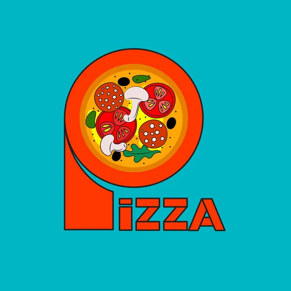 Banner för pizzeria — Stock vektor