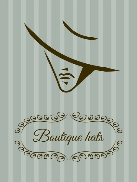 Label hat boutique — Διανυσματικό Αρχείο