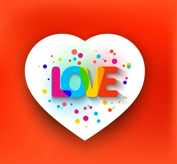 Αγάπη μέσα στην καρδιά — Διανυσματικό Αρχείο