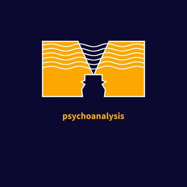 Icona della psicoterapia — Vettoriale Stock