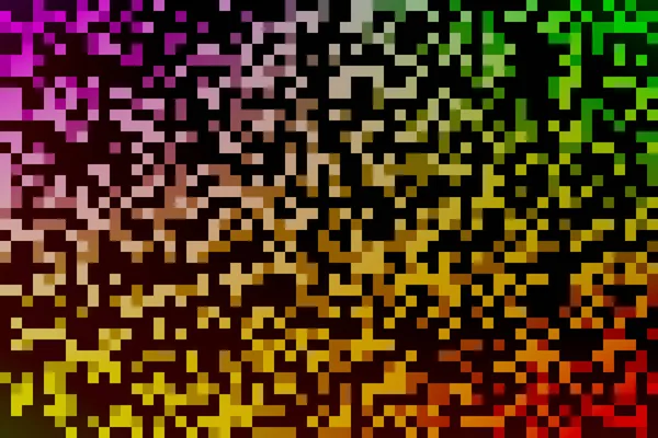 Colorido pixel arco-íris fundo abstrato —  Vetores de Stock